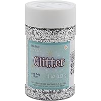 Sulyn SUL51121 4 oz. Glitter Jar - Silver