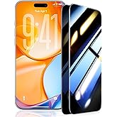 UltraGlass TOP 9H+ Armor for iPhone 17 Pro Privacy Screen Protector [NO.1 Military Grade Shatterproof] Privacy Screen iPhone 17 Pro Tempered Glass [100% Anti-Spy] Longest Durable, 2 Pack 6.3''