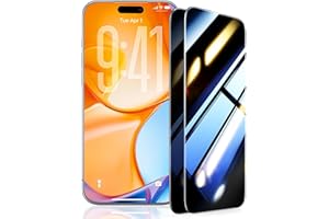 UltraGlass TOP 9H+ Armor for iPhone 17 Pro Max Privacy Screen Protector [NO.1 Military Grade Shatterproof] Privacy Screen 17 Pro Max Tempered Glass 17 ProMax [100% Anti-Spy] Longest Durable, 2 Pack