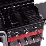 Char-Broil Gas2Coal 330 Hybrid 3-Burner Grill with Side Burner view 6