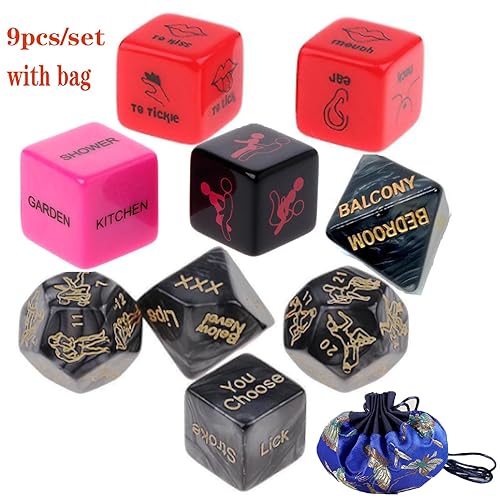 Sex Dice Sex Position Dice for Adult Couples Toys Sex Games,Naughty Love  Dice, Adult Game Night,Sex Party Dice,Sex Positions Funny Date Night Dice  Gift for Valentines Day Christmas Novelty Gift in Saudi