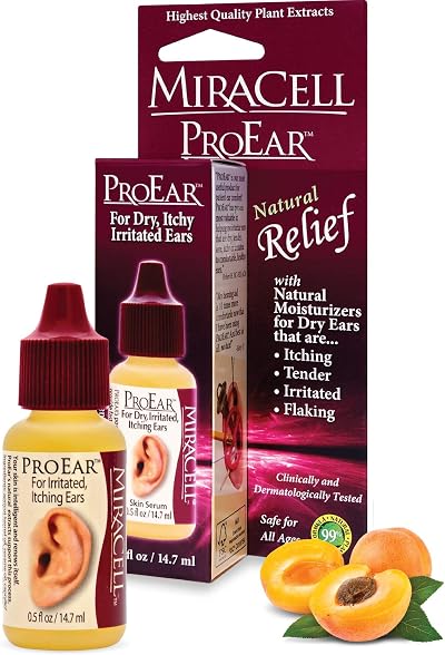 Miracell Pro Ear Lotion 14.7ml Dry Itching Skin Relief Softens Cracks