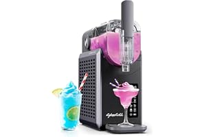 CyberChill Slushie Machine, Slushy Machine for Home with LED Display - 5 Preset Programs & 24H Delay Start&Freshness, No Ice Needed Frozen Drink Maker for Frozen Margaritas, Frappés & Ice Cream