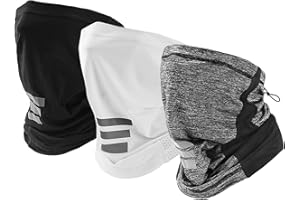 LANVODO UV Protection Neck Gaiter, Adjustable Cooling Neck Gaiter for Men and Women
