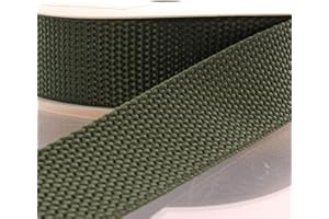 HAIRBOW CENTER LLC HBC | 1 Inch Polypropylene Webbing - Army Green 5 Yards