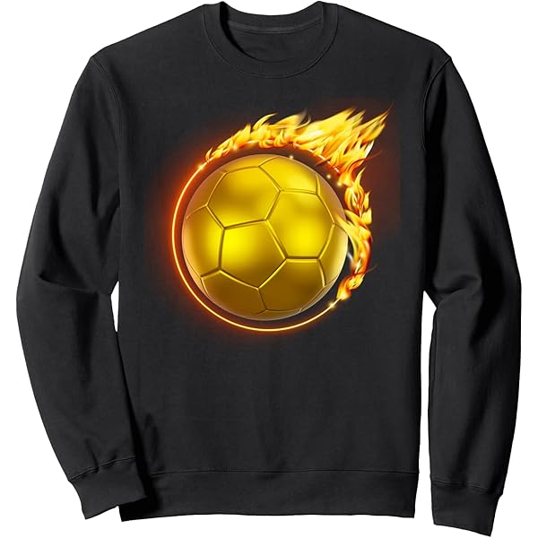 Amazon.com: Gold Soccer Ball Flames Flaming Flying Soccer Ball on