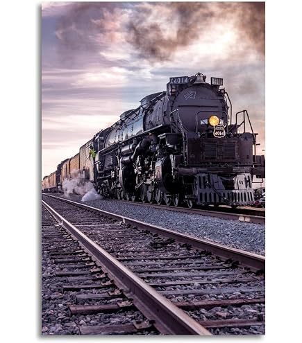 Amazon.com: SABUNU Union Pacific 4014 Big Boy Locomotive Old Train