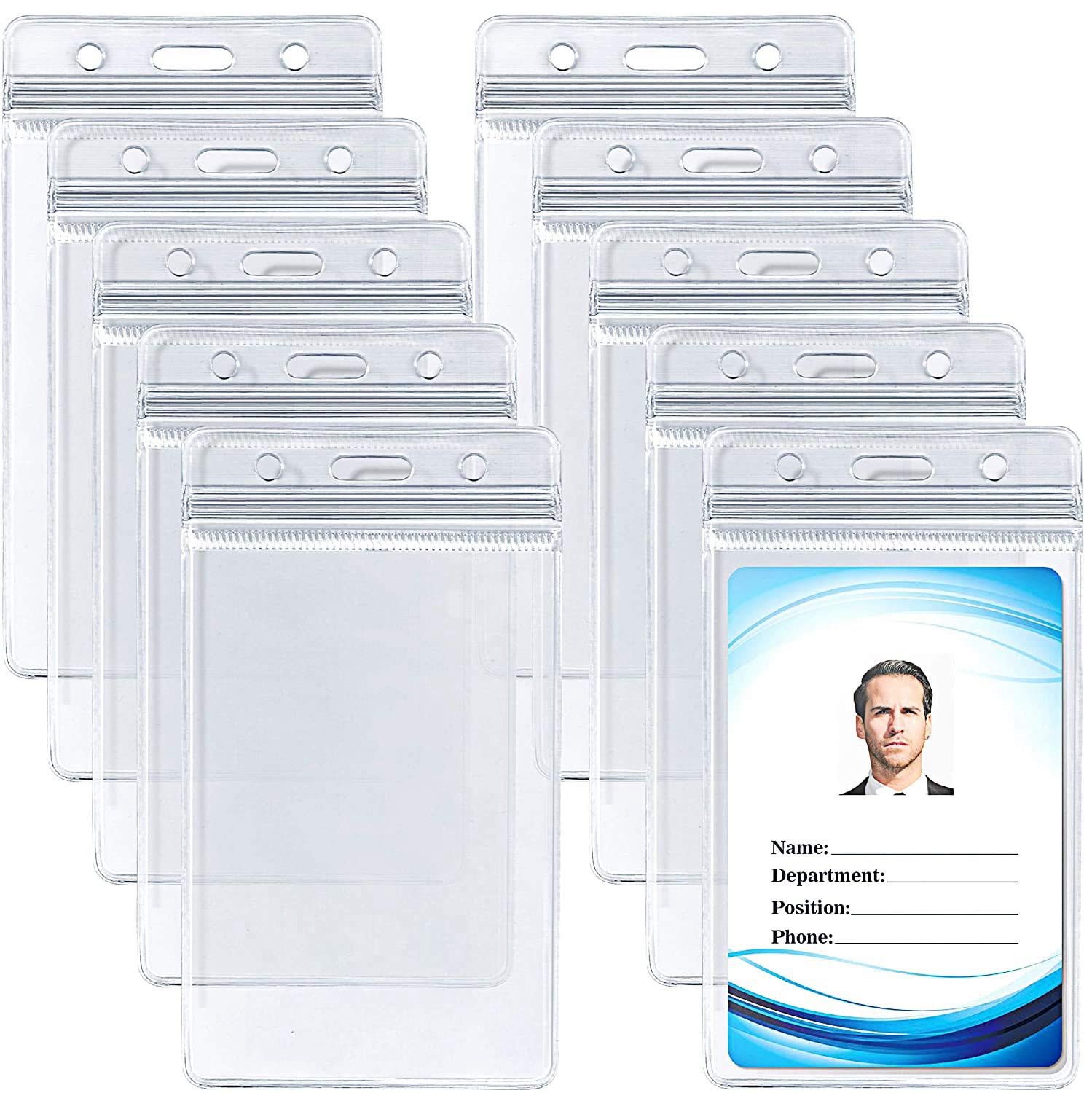 Vertical badge holder Clearance