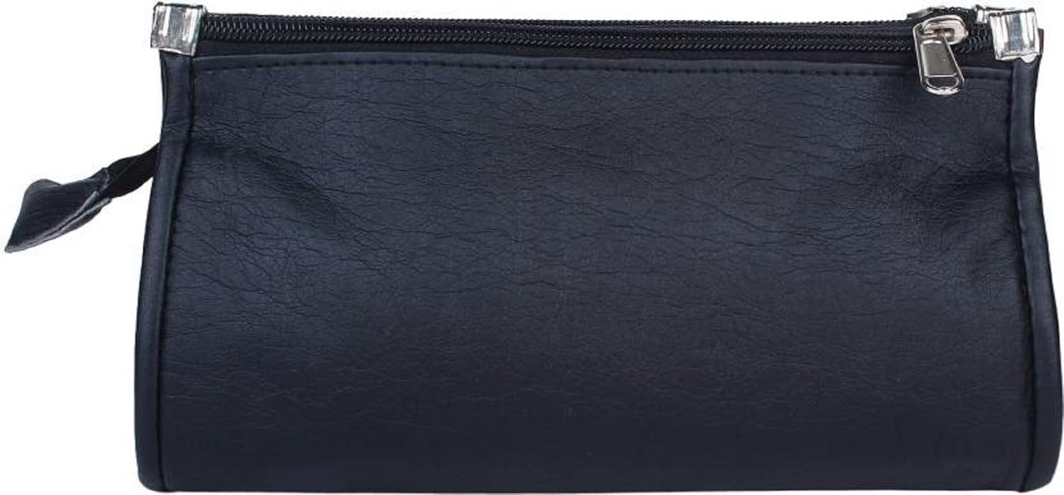 mango star premium pu leather women's black handbag and clutch combo