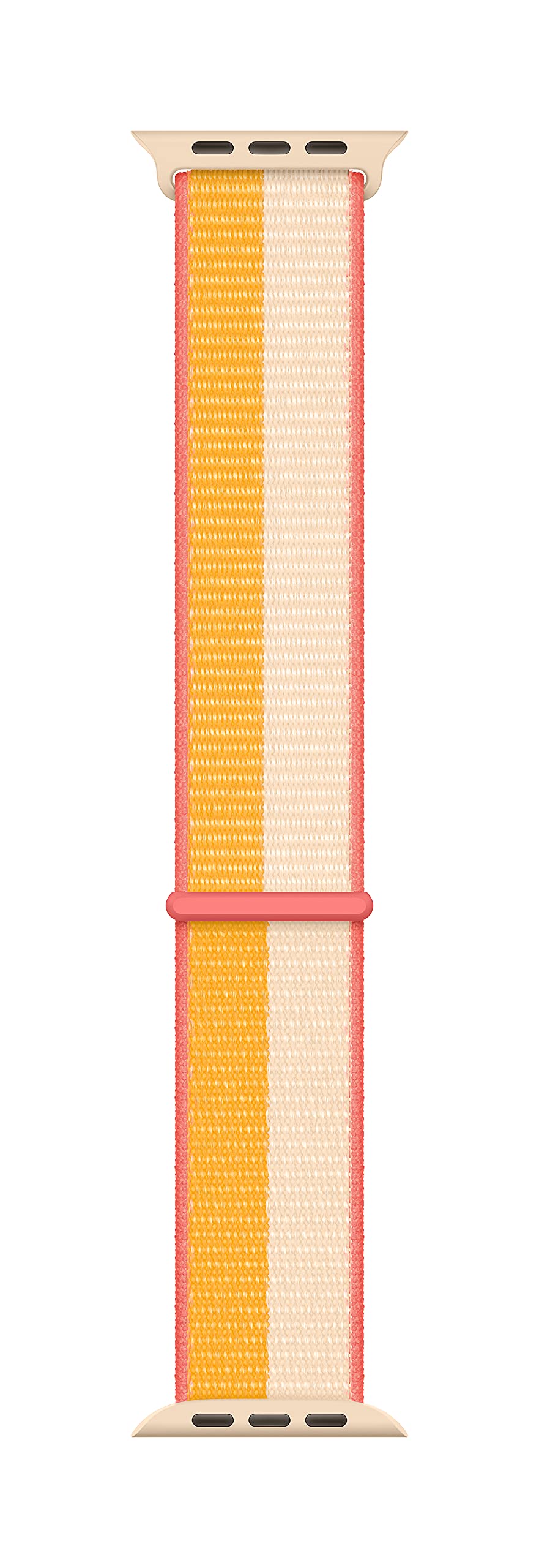 Apple Watch Band - Sport Loop (45mm) - Maize/White - Regular Image
