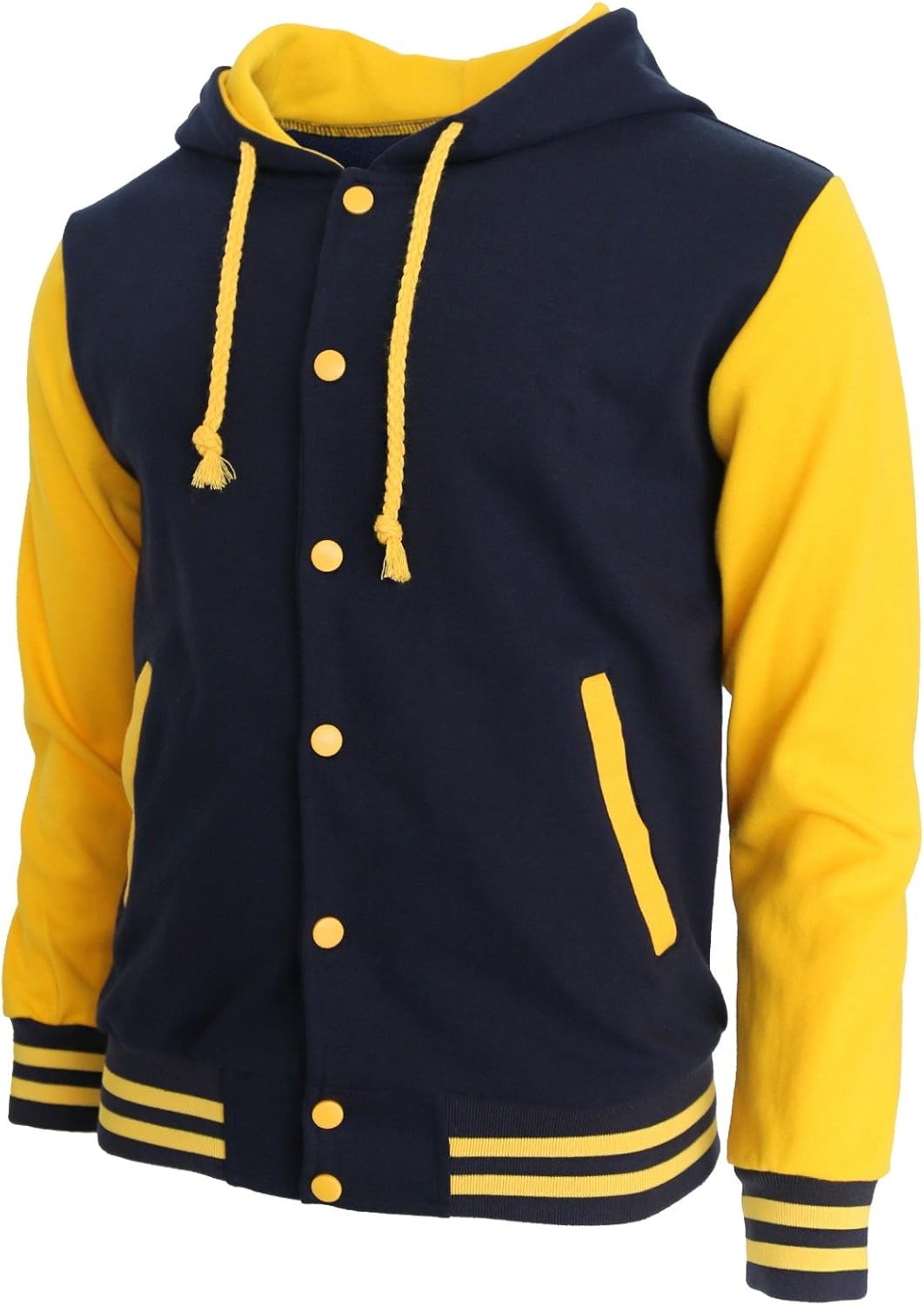 BCPOLO Hoodie Baseball Jacket Varsity Baseball Jacket Cotton Letterman Jacket at  Men’s Clothing store