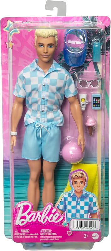 Poupée Ken avec Tenue de Plage