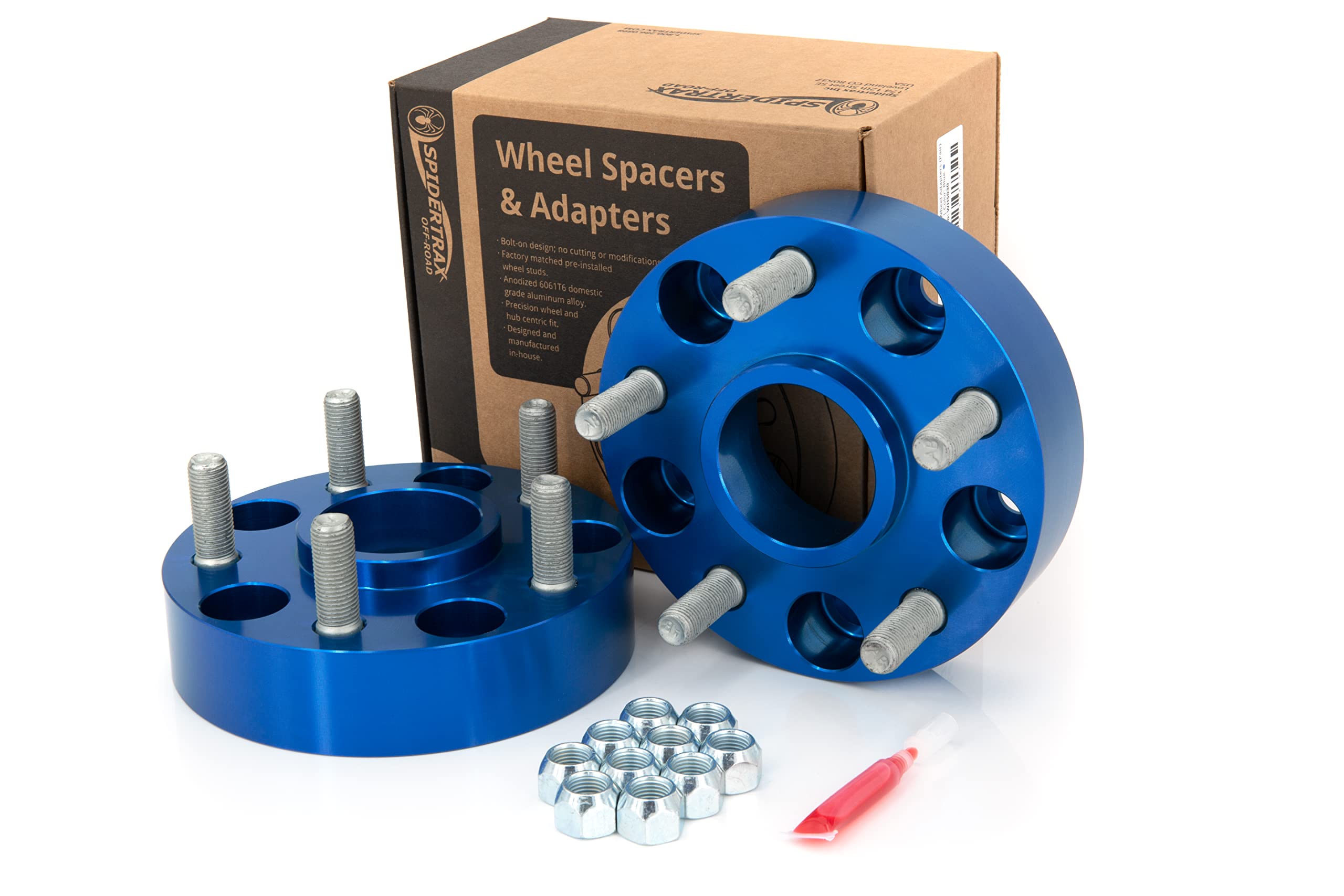 Photo 1 of Spidertrax WHS024 Blue Wheel Spacer Kit