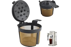 Reusable Coffee Filter, for Ninja Pods & Grounds Series Coffee Makers, Compatible with PB051, PB040, PB041ST, Eco-Friendly, f