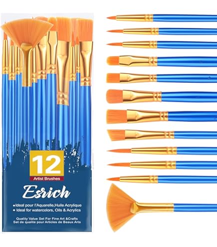 Amazon.com: Martha Stewart Crafts 32247 Detailing Brush Set, White