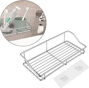 m·kvfa estante de almacenamiento de acero inoxidable para cocina, baño
