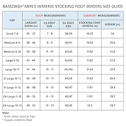 BASSDASH Men’s IMMERSE Tan Waders Waterproof