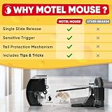 Motel Mouse Humane Mouse Traps Indoor Outdoor No Touch Release Reusable view 3