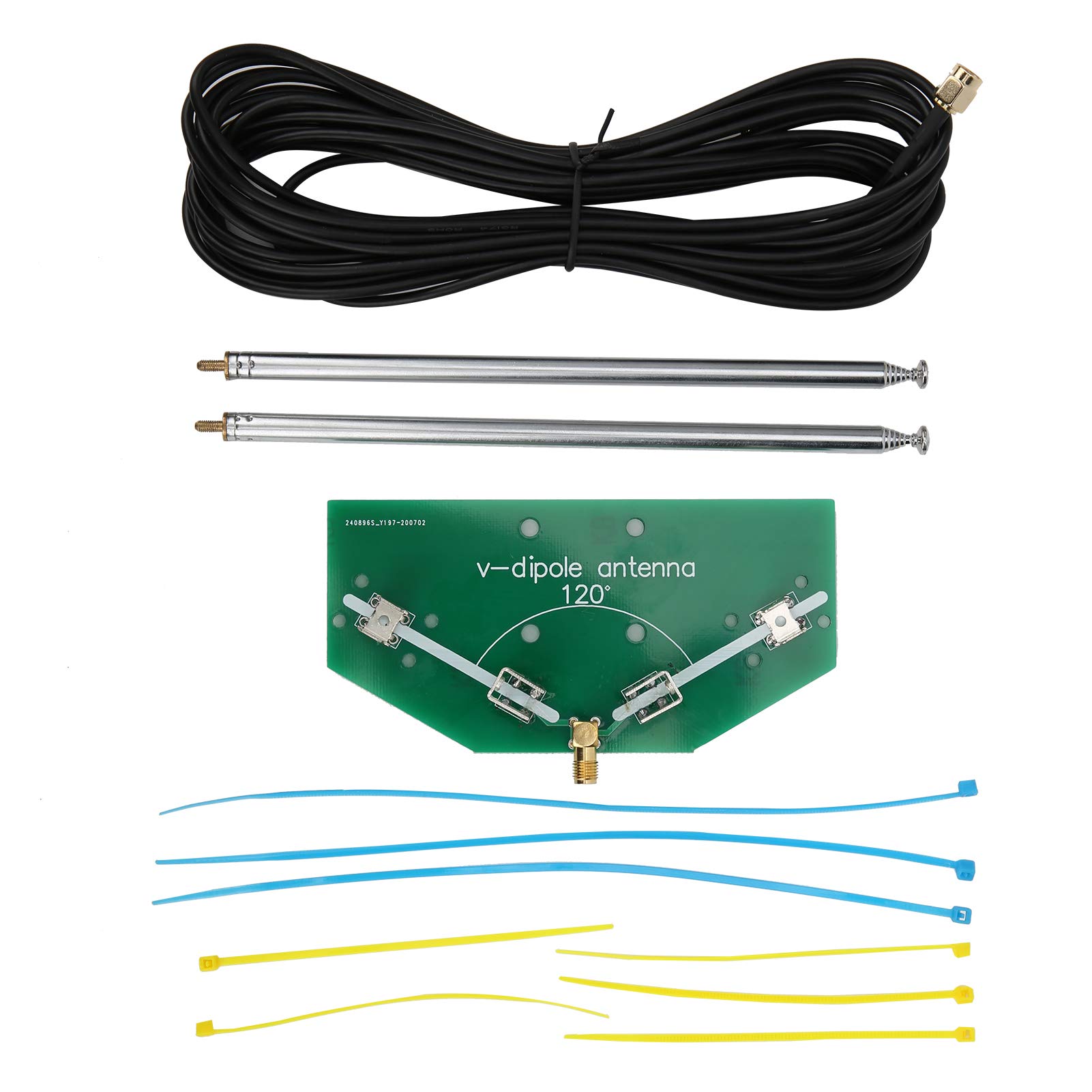 Antenna V-Dipole Radio Communication Frequency 78M-1 GHz Radio Replacement Antenna Universal Indoor Acceptor