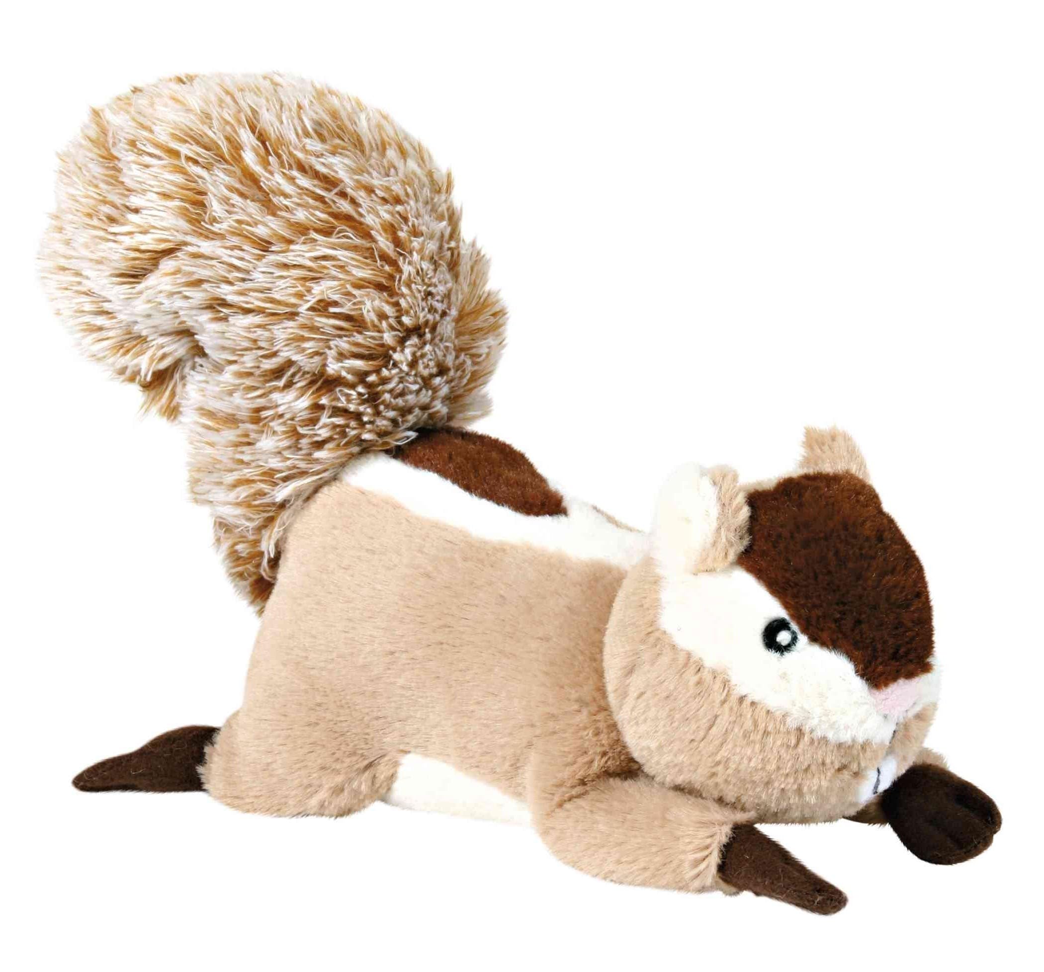 Plush Squeaky Squirrel Dog Toy (24 cm)