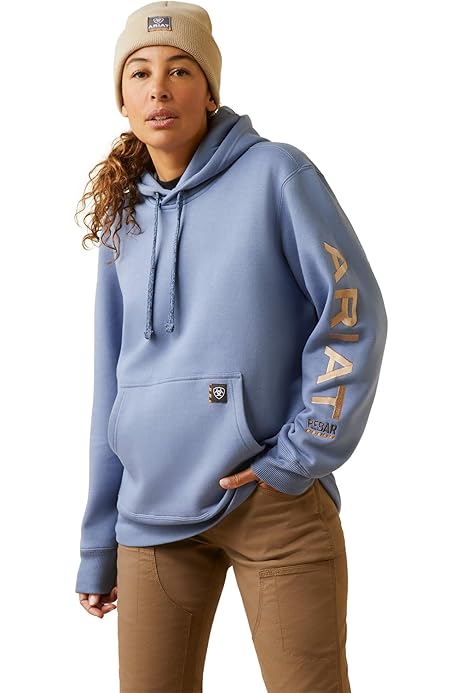2024 Abierto Sudadera Con Capucha Ariat Rebar Dri-Tech DuraStretch