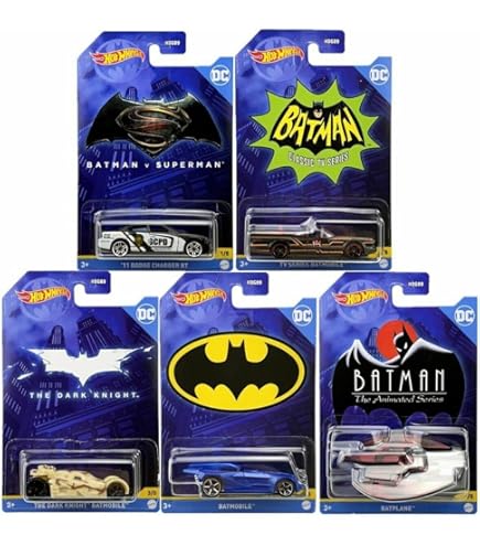 Hot Wheels Premium 1/64 - Batmobile The Batman 2024 + Figurines - NEUF