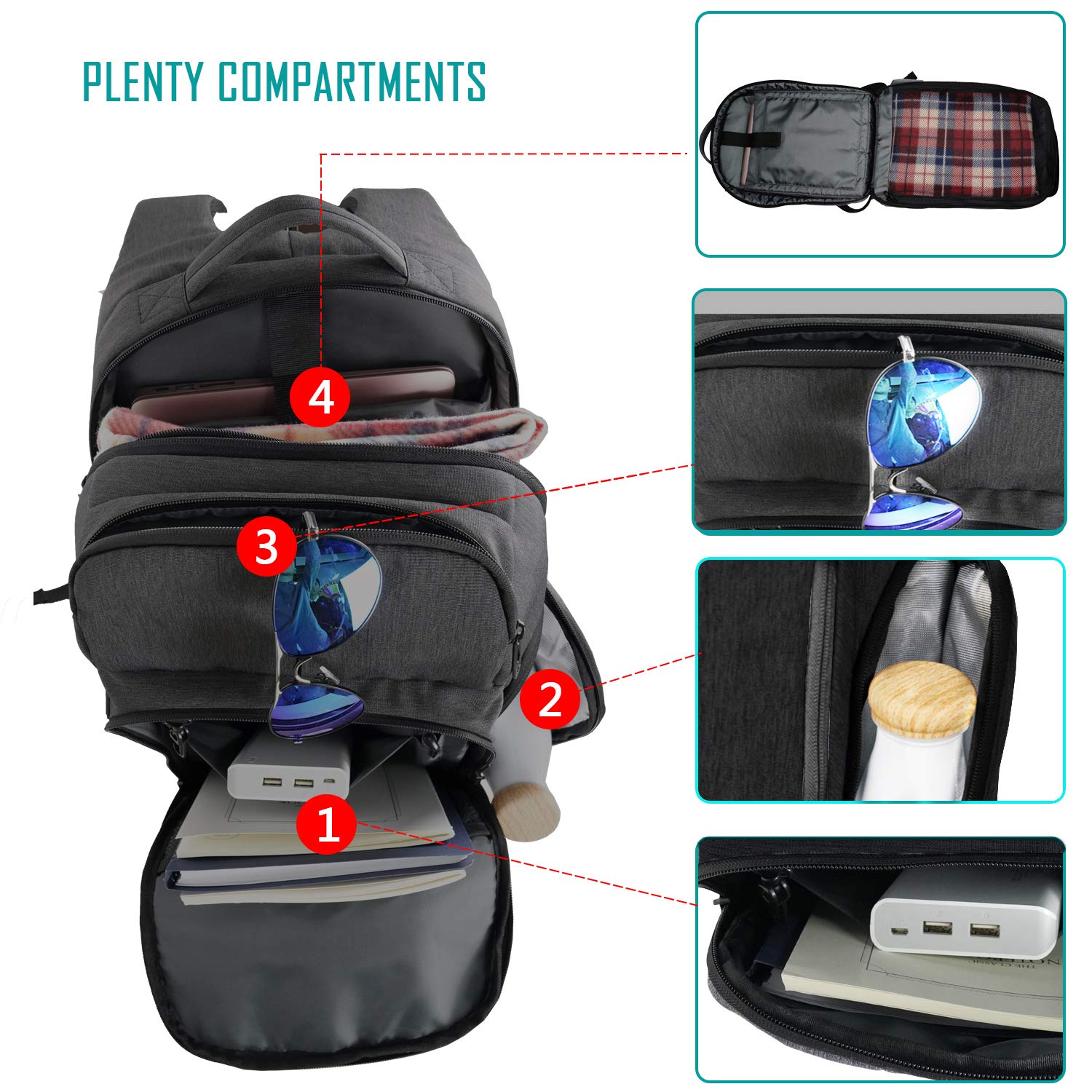 hap tim laptop backpack