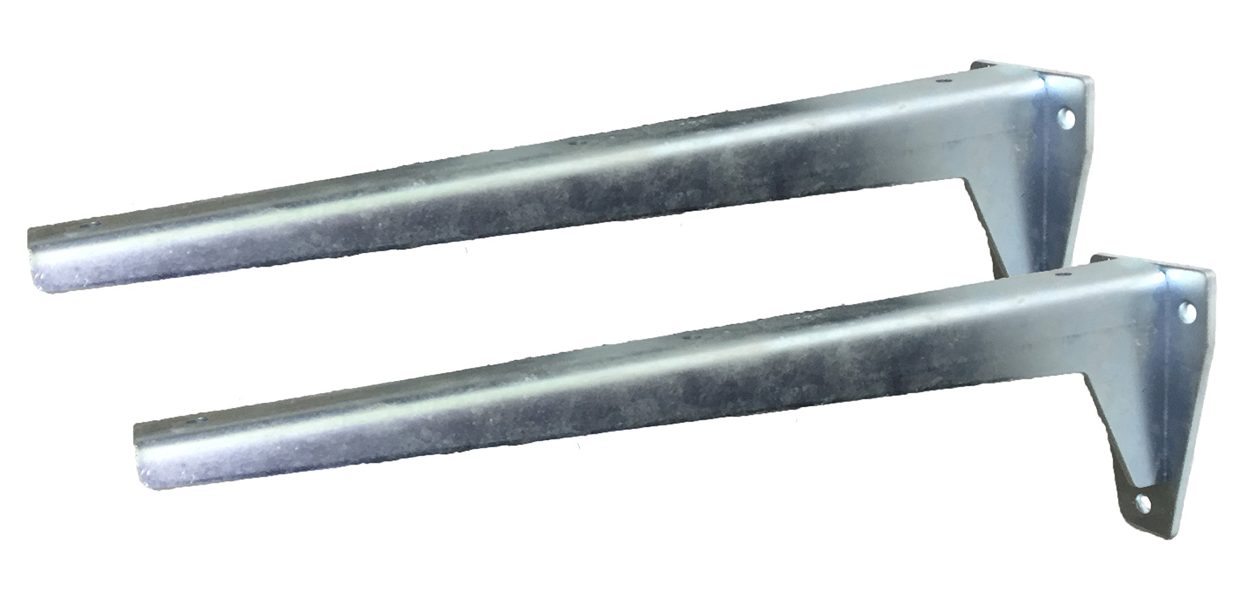 Sunload Shelf Support Heavy Duty Bracket L Profile Console Galvanised Steel (2 x 330 mm)