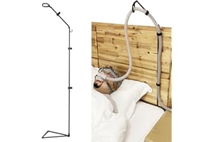 ALADUSA CPAP Hose Holder for Bed - Adjustable CPAP Hose Hanger with 360° Rotation - Tangle-Free CPAP Tube Support Pole for Al
