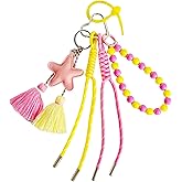 QTMY Cute Puppy Rope Braided Keychain Bag Charms for Handbag Purse Backpack Accessories for Bogg Bag,945