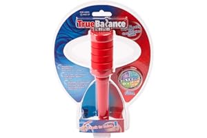 TrueBalance – Portable Balance Game for Kids & Adults | Boosts Coordination, Focus & Fine Motor Skills | Great for STEM Learning, Therapy, Desk Fidgeting & Travel Entertainment, Mini Red