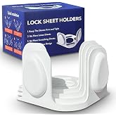 Ecohohoyyds Bed Sheet Holders for Corners: Fitted Bed Sheet Holders with 4 Pack Twist-Cap Clips Keep Sheets Tight Heavy-Duty Grippers Quick Install
