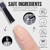 TOMICCA Peelable Base Coat 15ML Clear Gel for Nail Art Easy Peel Off UV Lamp view 2
