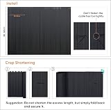 Sekey PVC Privacy Screen 100 x 300 cm Anthracite Double Reinforced Weatherproof view 6