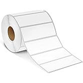 Spartan Industrial - 3" X 1" Direct Thermal Labels (10 Rolls, 1300/Roll) Perforated Barcode Address Labels - Compatible with Rollo and Zebra Desktop Printers