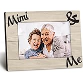 DUXMNAMG Mimi and Me 4x6 Picture Frame, Mimi Gifts for Grandma, Grandkids Photo Frame, Grandma Photo Frame, Gifts for Mimi from Grandkids, Mimi and Me Picture Photo Frames for Desk Decor
