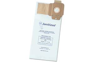 Janitized JAN-KACV30-2(10) Paper Premium Replacement Commercial Vacuum Bag for Karcher/Tornado CV30/1 and CV38/1 & NSS Pacer 