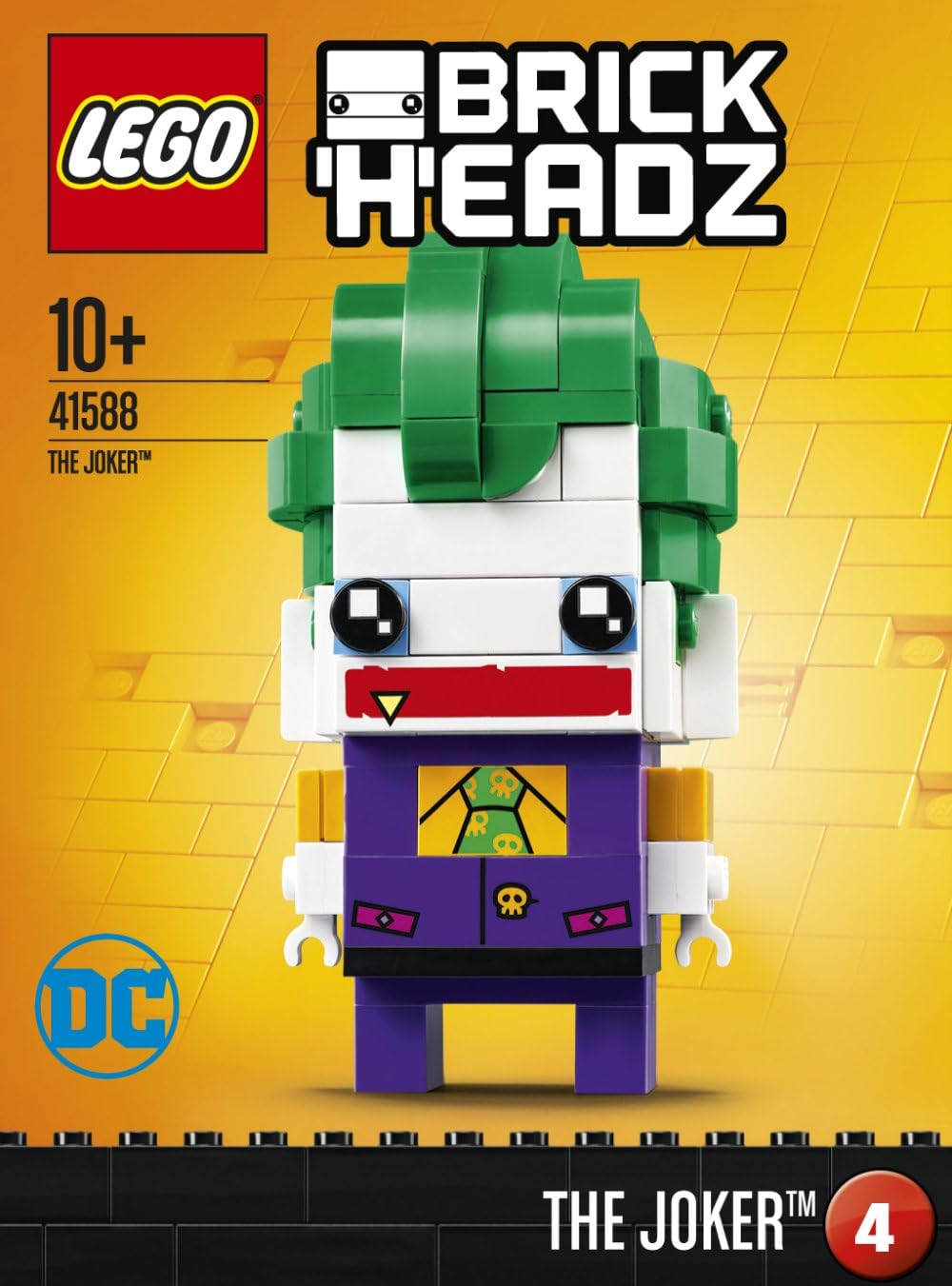 LEGO UK 41588 Brickheadz The Joker, Green - Image 3