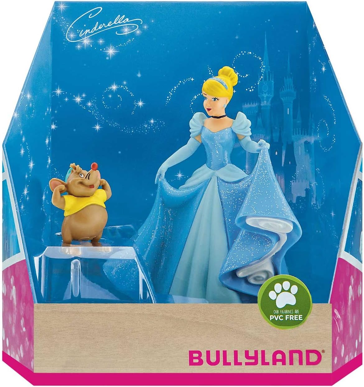 Bullyland 13438 Toy Figure Set Cinderella and Karli from Walt Disney Cinderella