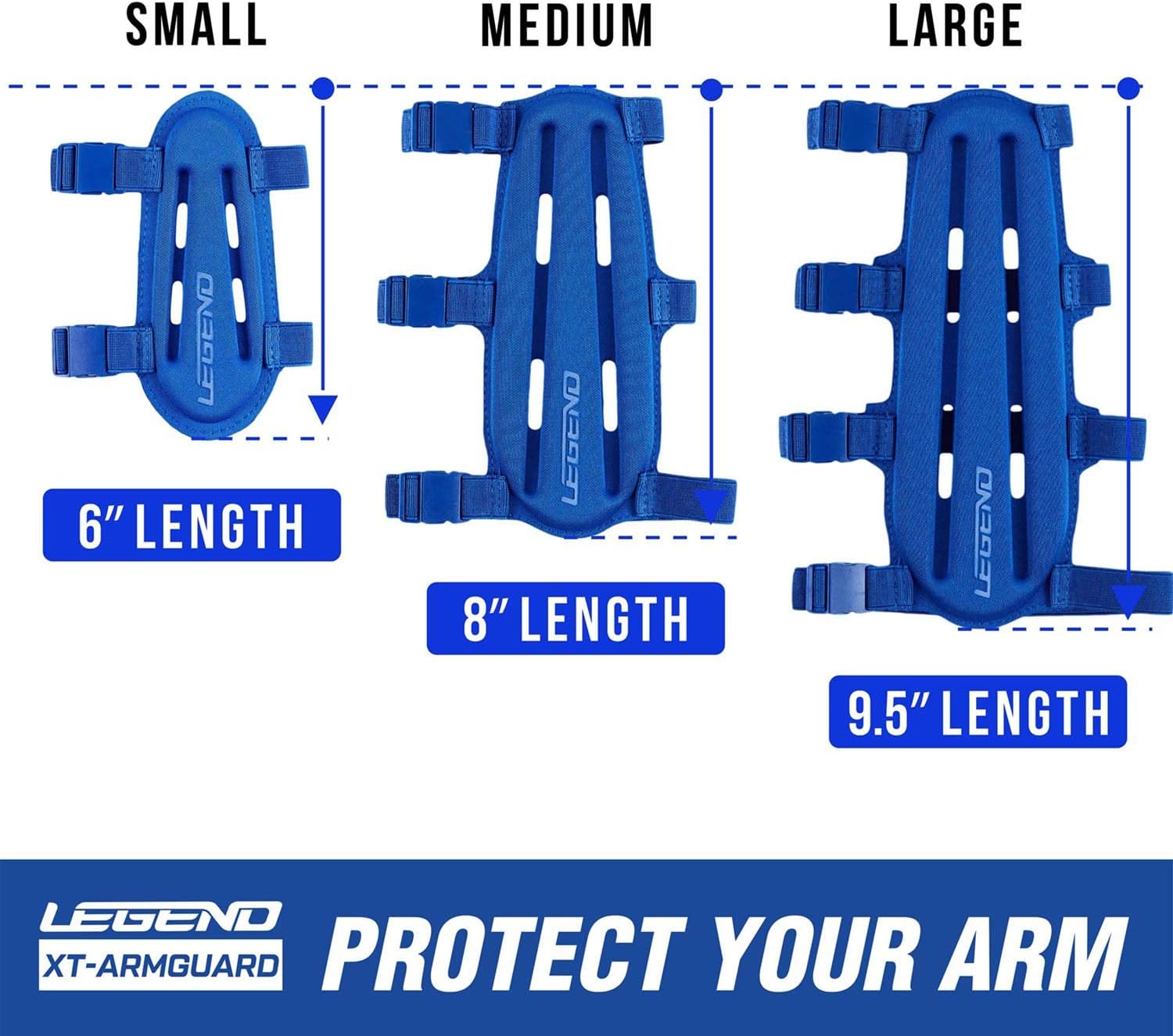 Legend Armguard XT Archery Arm Guard with Low Profile Buckles - Forearm Protector, Recurve and Compound Bow Accessories for Beginners : Sports & Outdoors