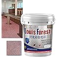 Generic High-Gloss Marble Effect Epoxy Floor Paint, 10KG, Waterproof, Quick-Dry, Non-Slip, Wear-Resistant, Self-Leveling, Concrete, Tiles, Marble, Indoor/Outdoor