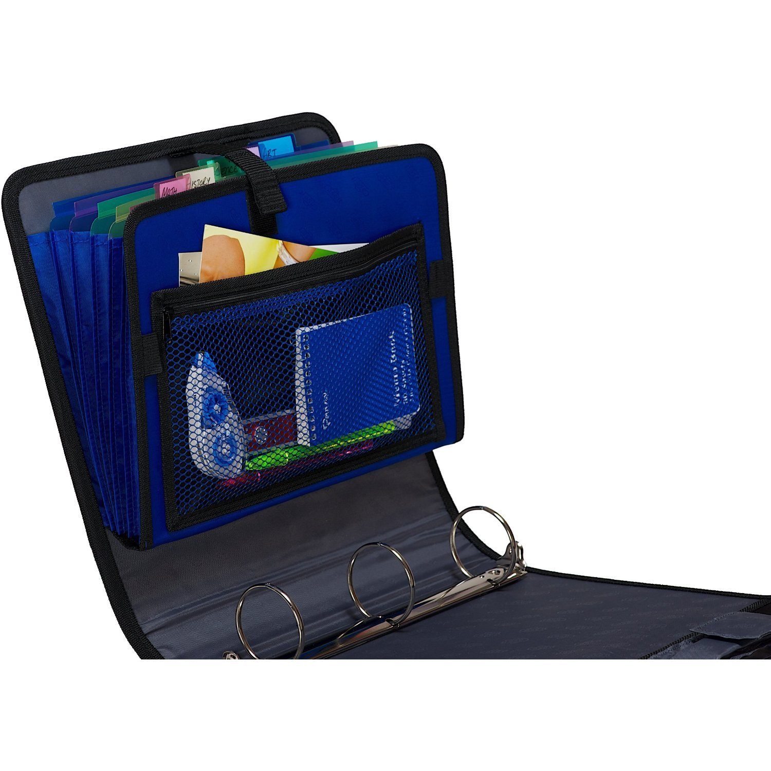 Caseit Open Tab Velcro Closure 2Inch Binder with Tab File, Purple, S