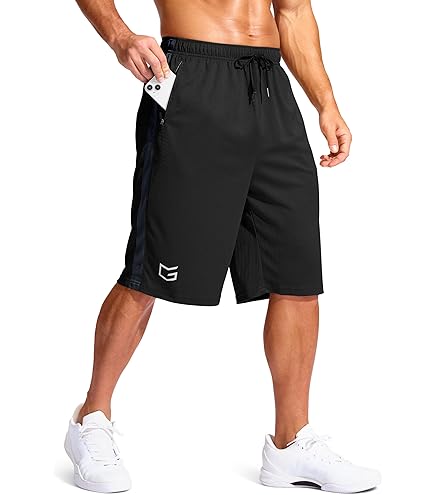 DEHANER Basketball Shorts for Men Women Activewear Mesh Gym