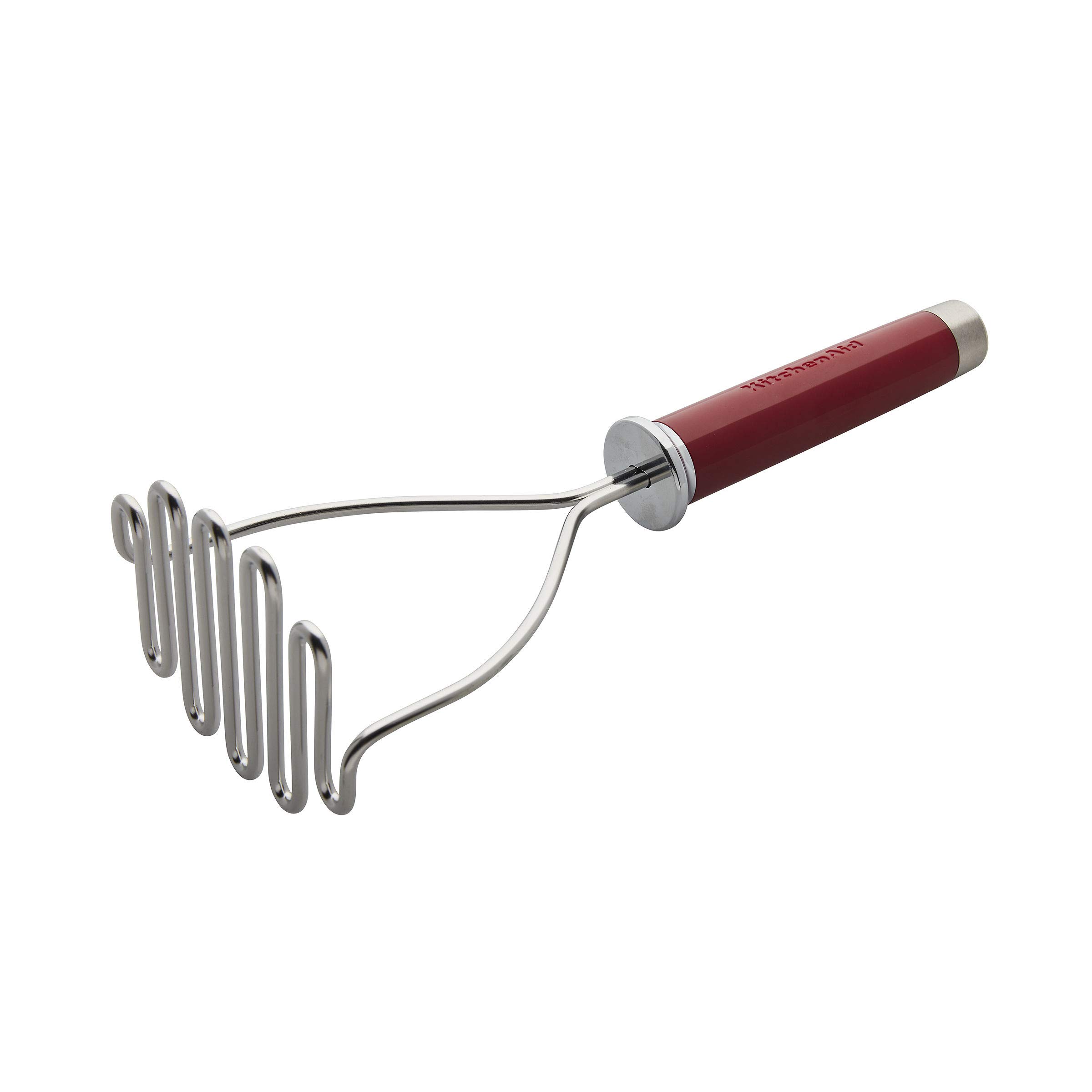 KitchenAidGourmet Stainless Steel Wire Masher, 10.24-Inch, Empire Red