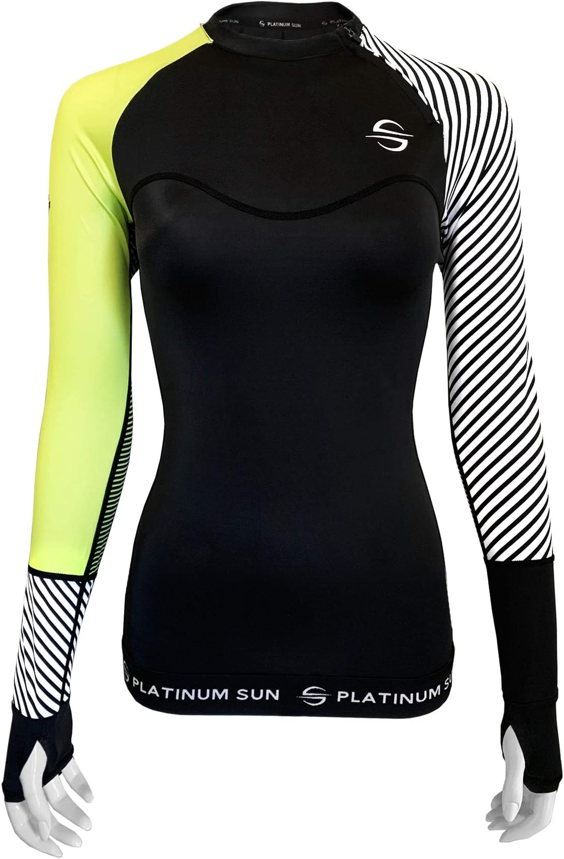 Platinum Sun Rash Guard for Women Long Sleeve Swim Shirt Rashguard Swimsuit Tunic Coverup top UPF 50+