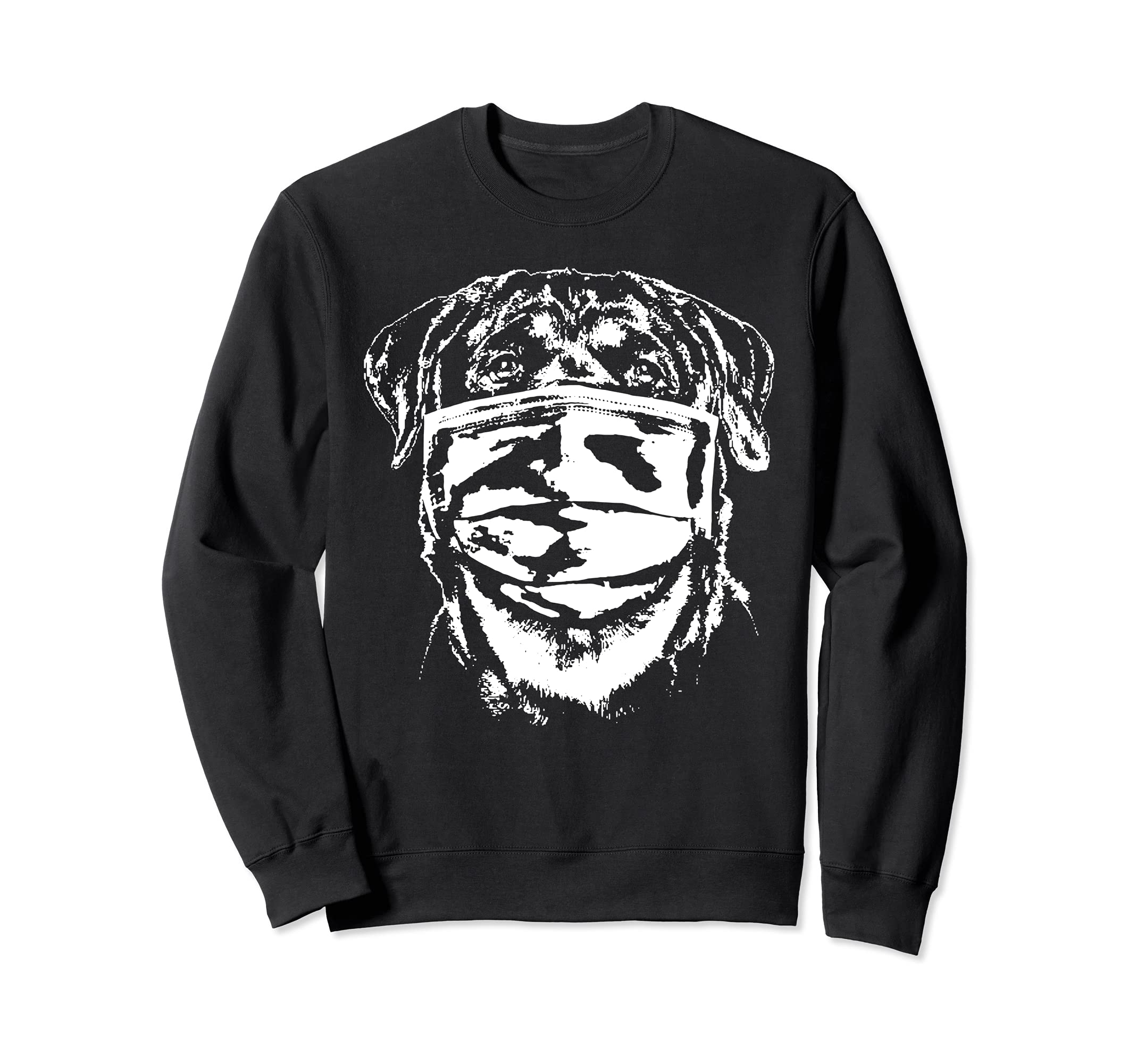 Face Mask Rotweiler Dog Social Distancing Face Mask Sweatshirt