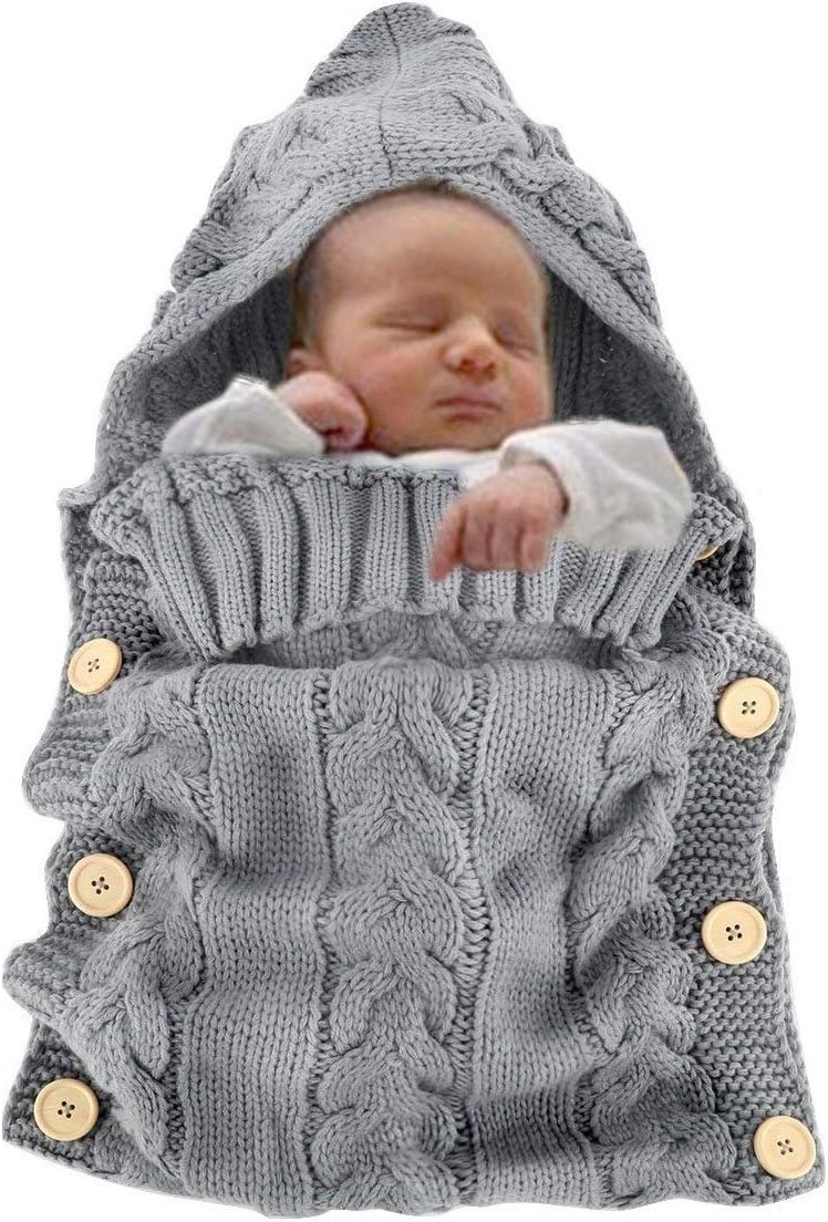 knitted swaddle blanket