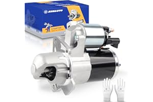 E EZEXPREZE Ezexpreze 17986 New Starter Replacement for Chevy Traverse 09-17, GMC Acadia 07-16, Buick Enclave Lacrosse, Cadillac SRX XTS STS, Impala 12-20, Pontiac Saturn Suzuki 3.0L 3.6L V6 Engine OE#: 12645298