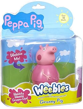 peppa pig weebles grandma and grandpa house set