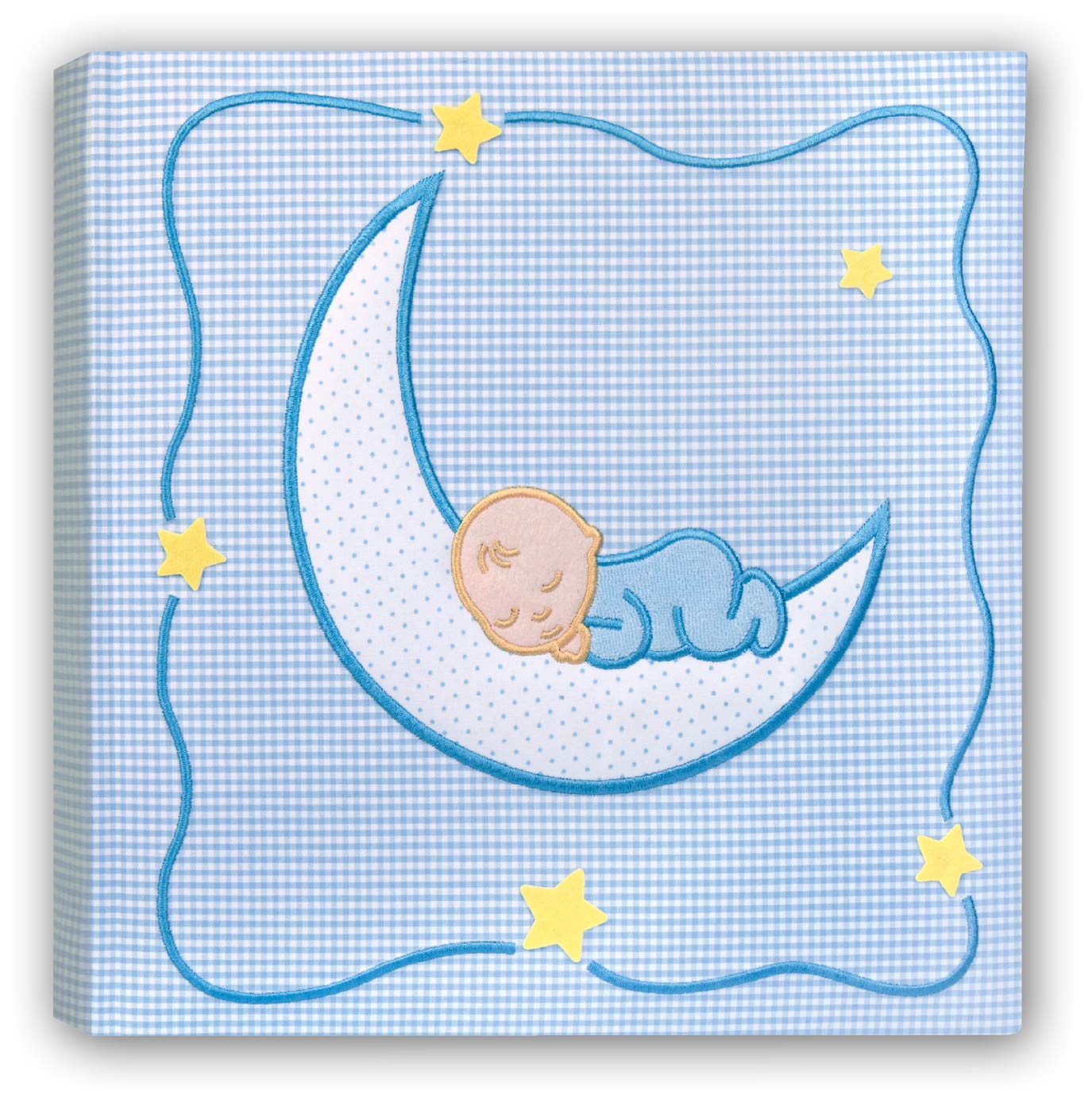 Zep BB2560B Baby Book Photo Album for Paste Photo and Birth Journal Blue